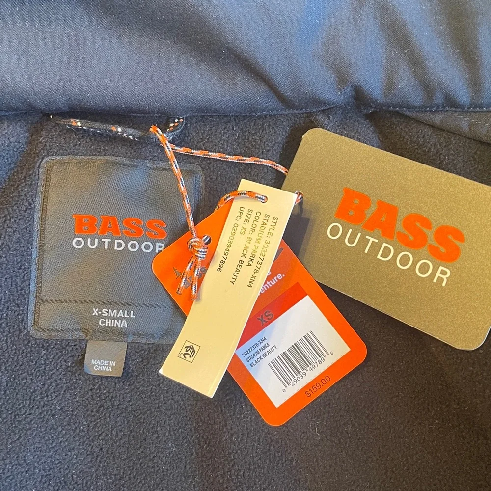 NWT BASS OUTDOOR STADIUM FLEECE LINED THIGH LENGTH JACKET WOMENS GENEROUS SIZEXS - Picture 14 of 16